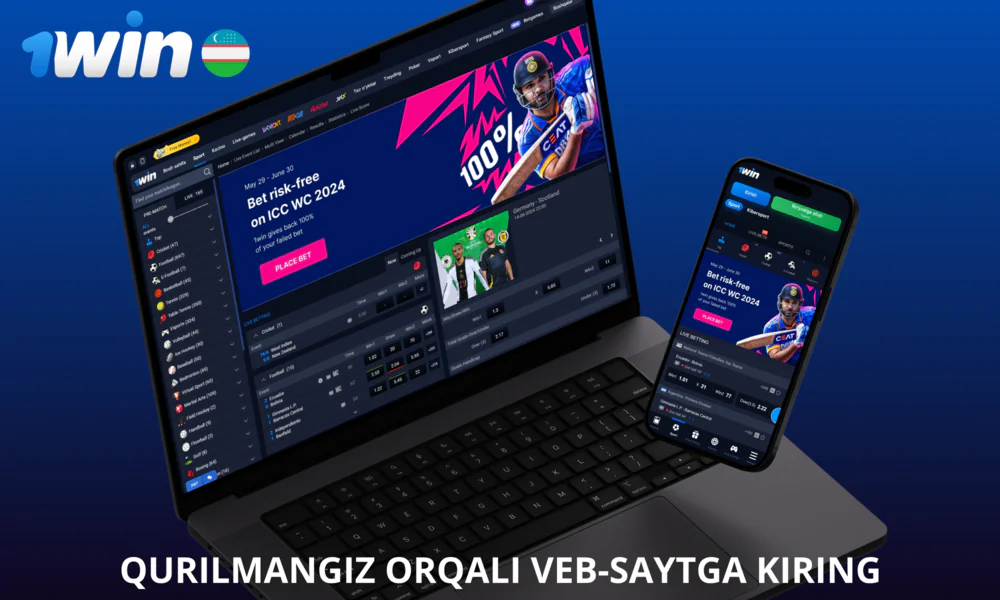 Qurilmangiz bilan veb-saytga kiring