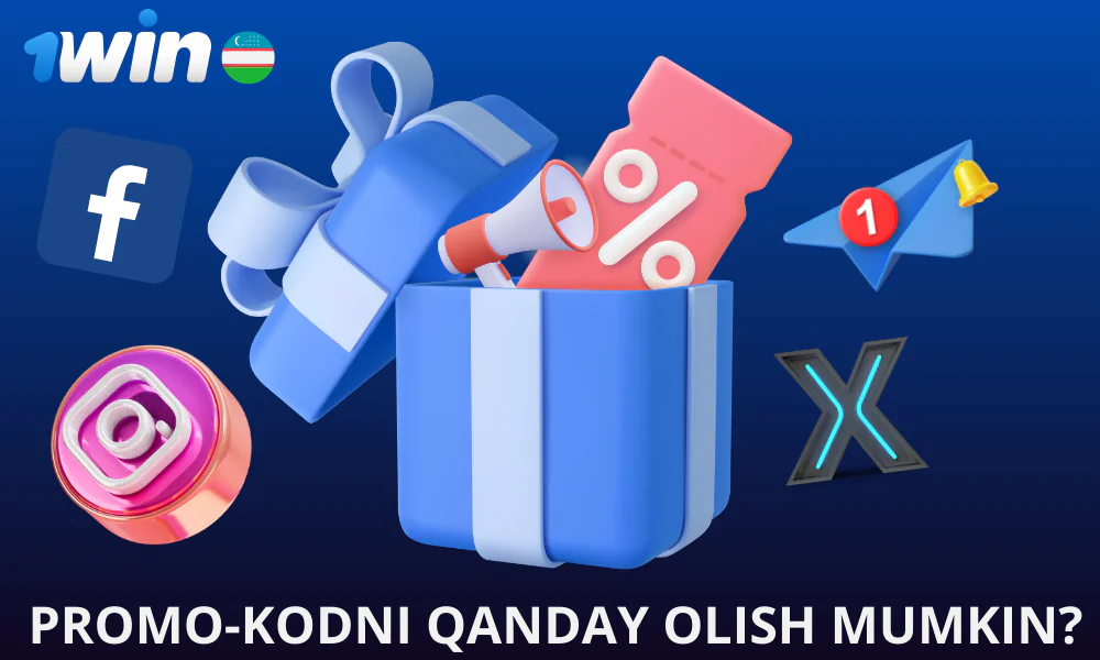1win promo-kodni qanday olish mumkin?